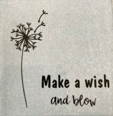 Make wish and blow