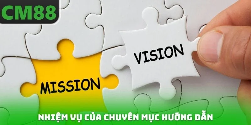 Nhiệm vụ của chuyên mục hướng dẫn